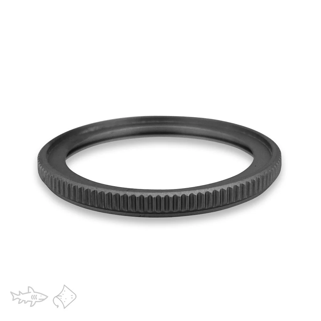 Bezel - Mako & Ray (1 & 2) Coin Edge - Bead Blasted PVD Black