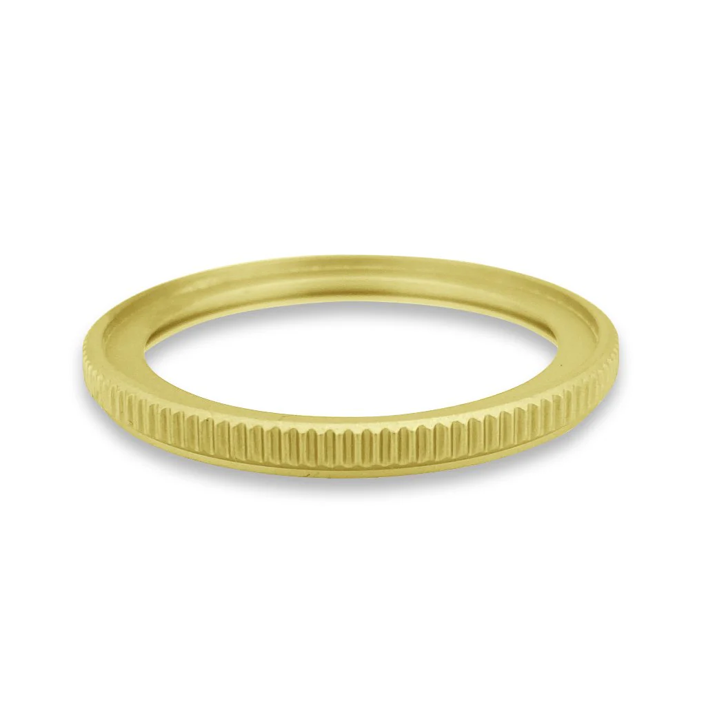 Bezel - SKX007/SRPD Coin Edge - Bead Blasted PVD Gold