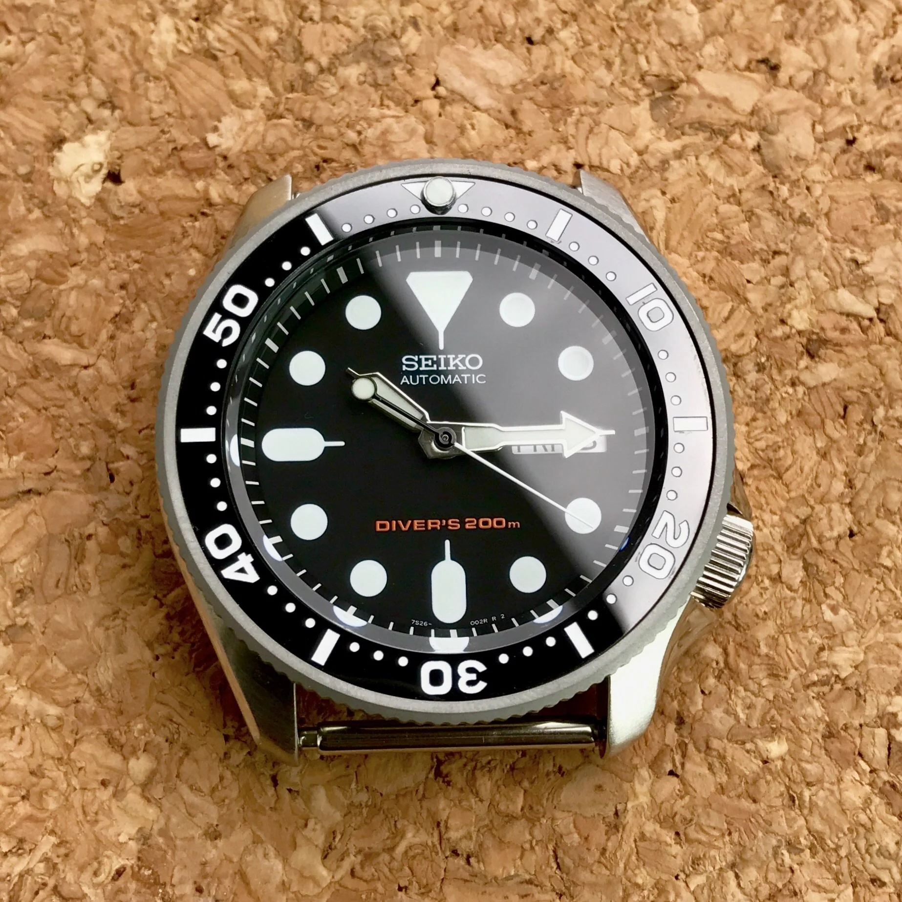 Bezel - SKX007/SRPD Coin Edge - Bead Blasted Steel - Image 2