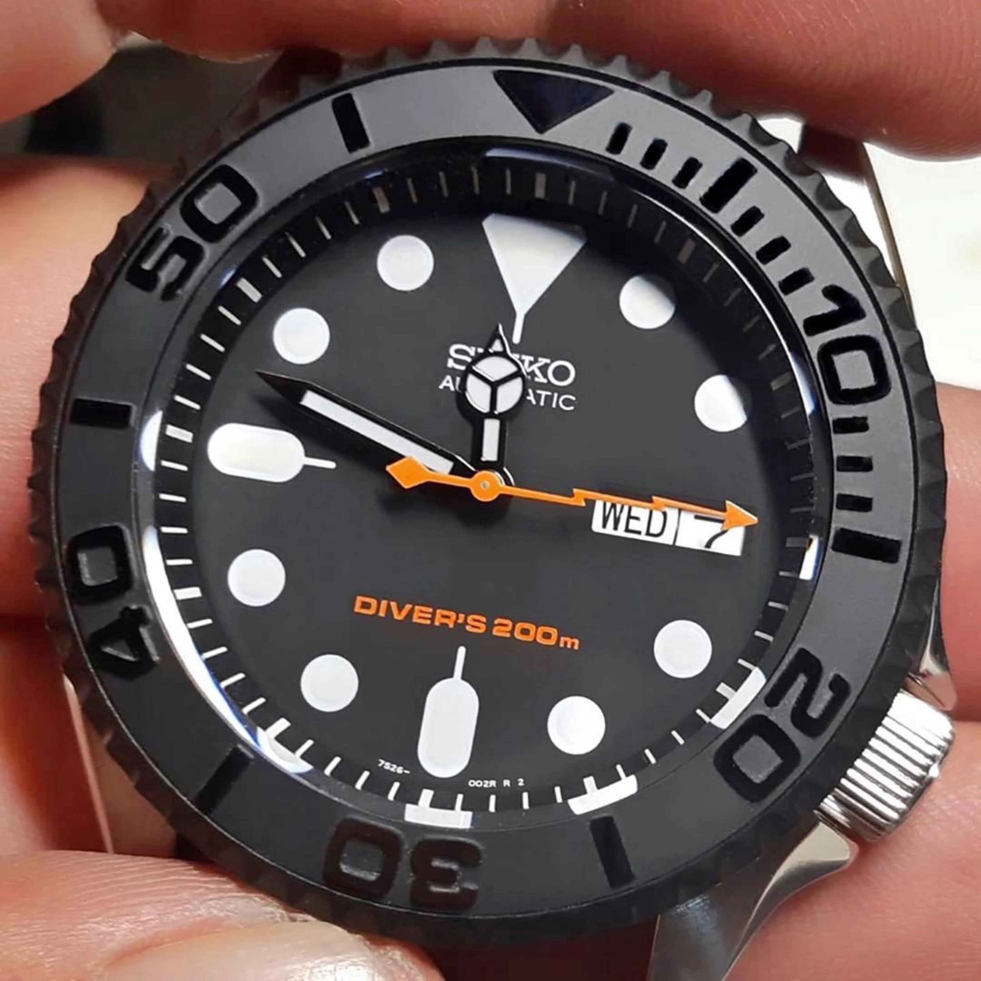 Bezel - SKX007/SRPD Deep Sea - Bead Blasted PVD Black - Image 3