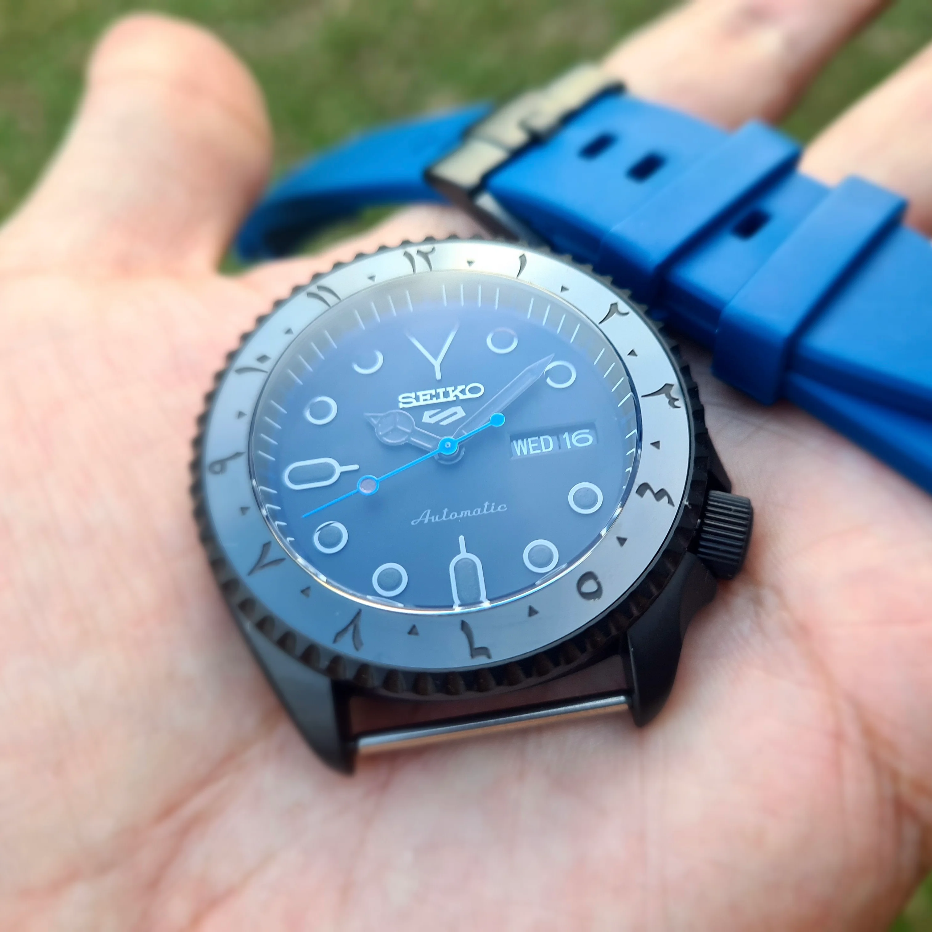 Bezel - SKX007/SRPD Deep Sea - Bead Blasted PVD Black - Image 7