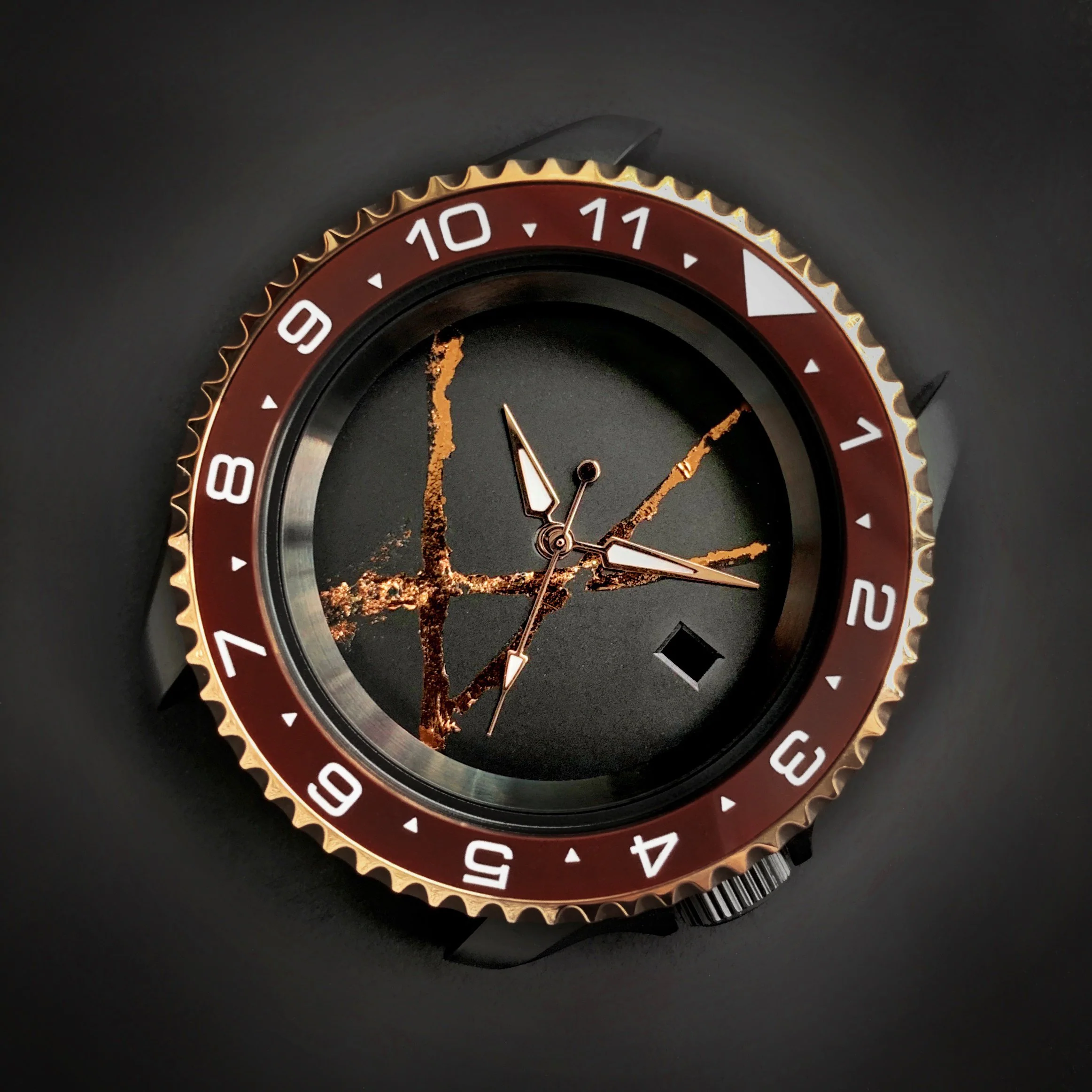 Bezel - SKX007/SRPD Deep Sea - Polished PVD Rose Gold - Image 2