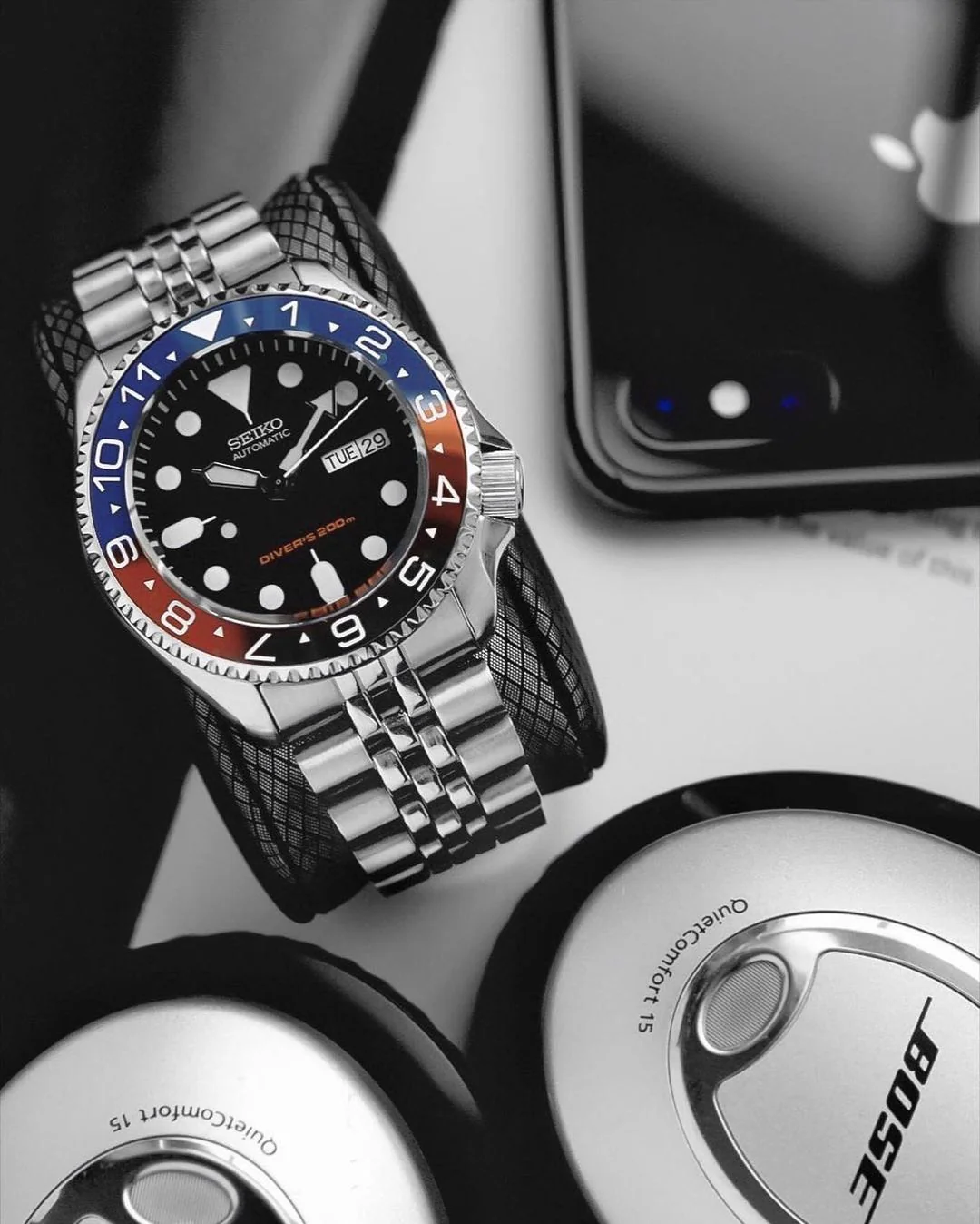 Bezel - SKX007/SRPD Deep Sea - Polished Steel - Image 11