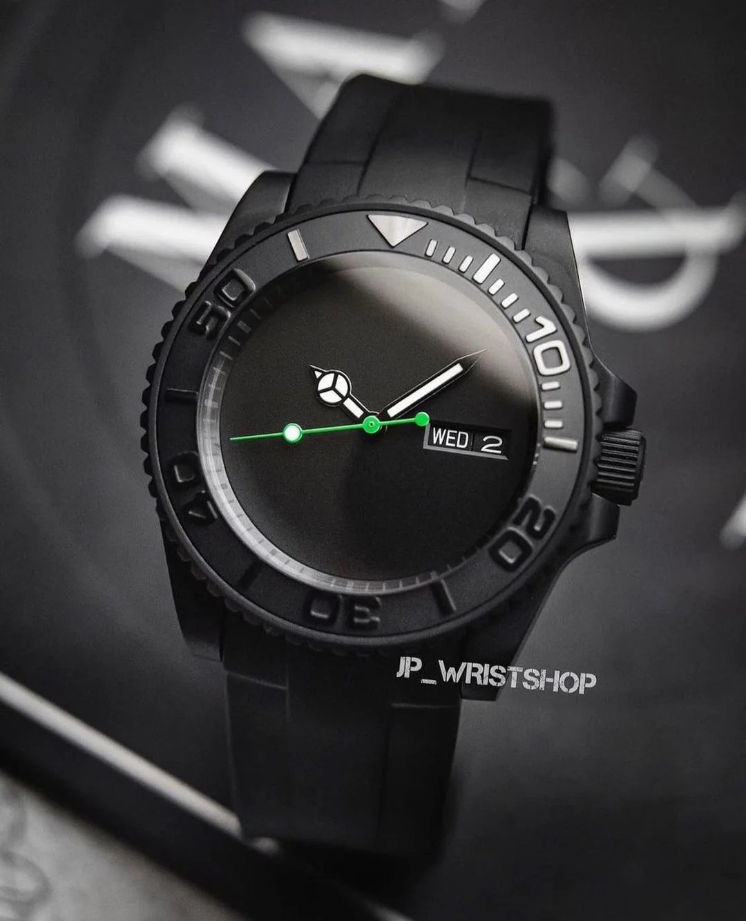 Bezel - SKX007/SRPD MM - Bead Blasted PVD Black - Image 4