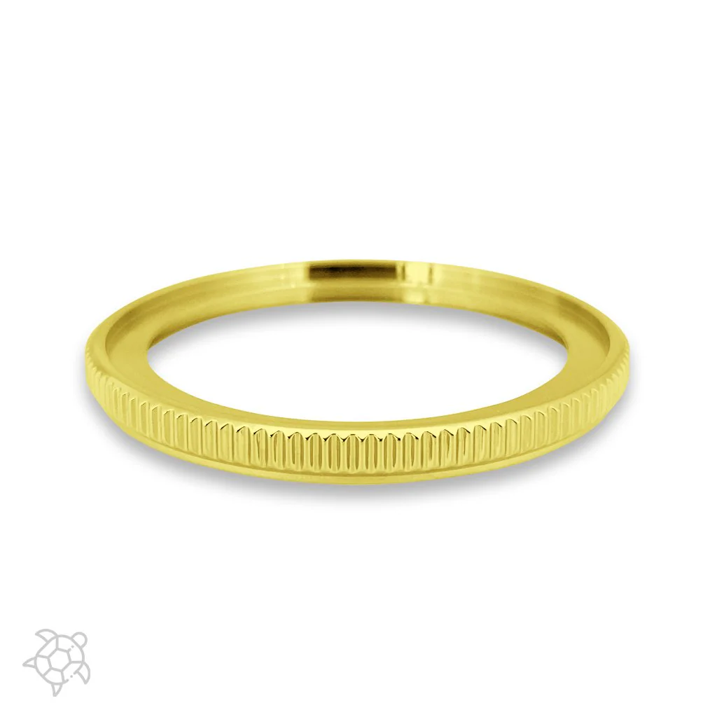 Bezel - SRP Turtle Coin Edge - Polished PVD Gold