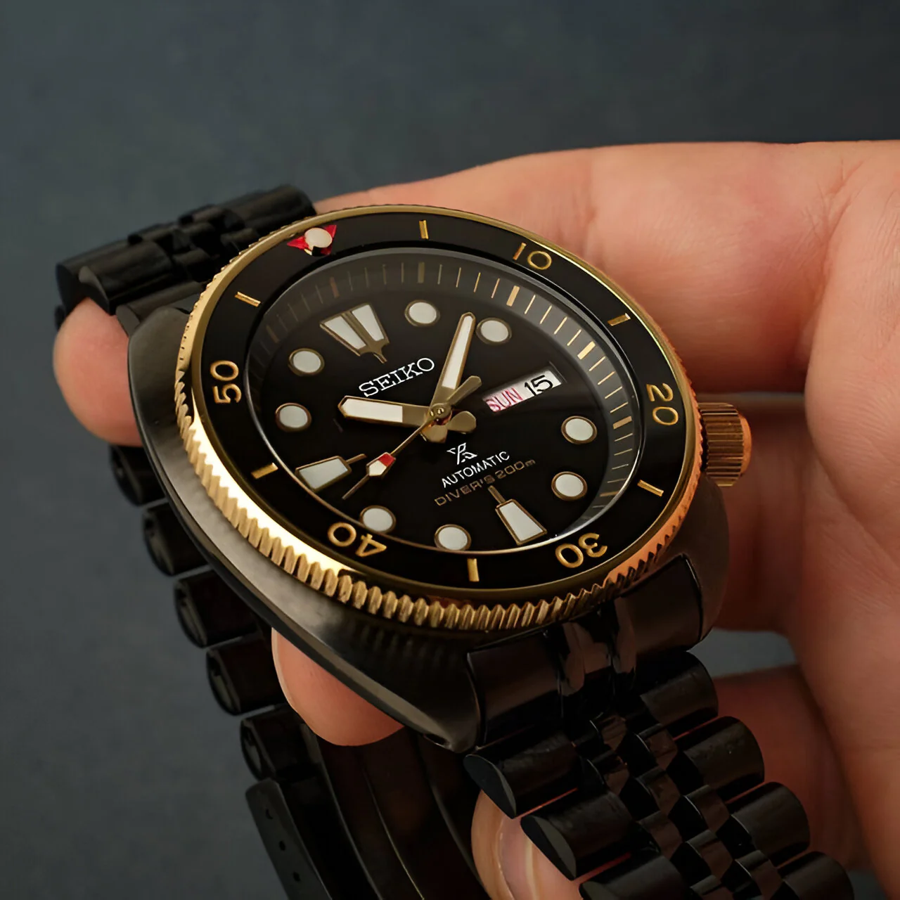 Bezel - SRP Turtle Coin Edge - Polished PVD Gold - Image 3