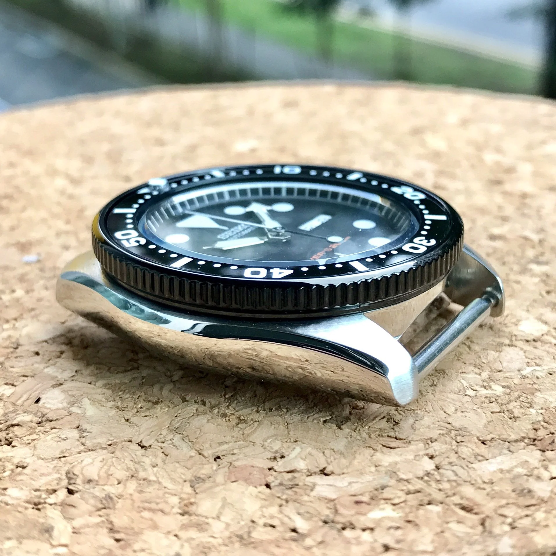 Bezel - SKX007/SRPD Coin Edge - Polished PVD Black - Image 3