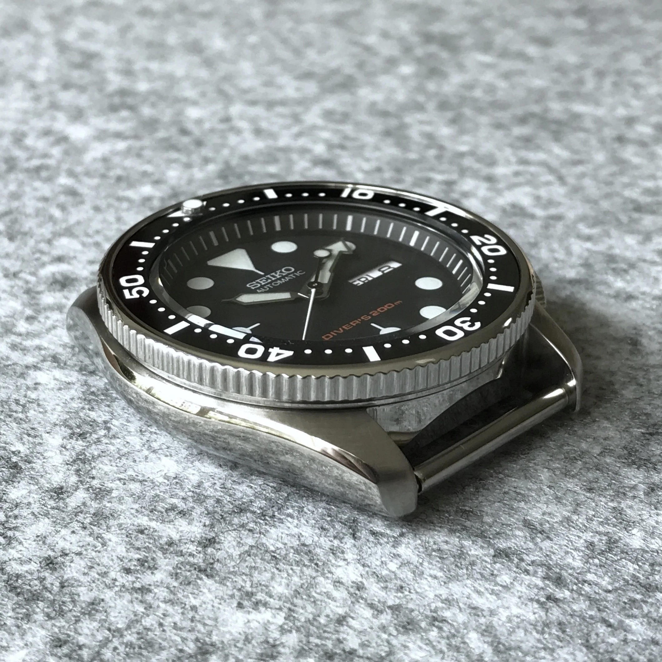 Bezel - SKX007/SRPD Coin Edge - Polished Steel - Image 2