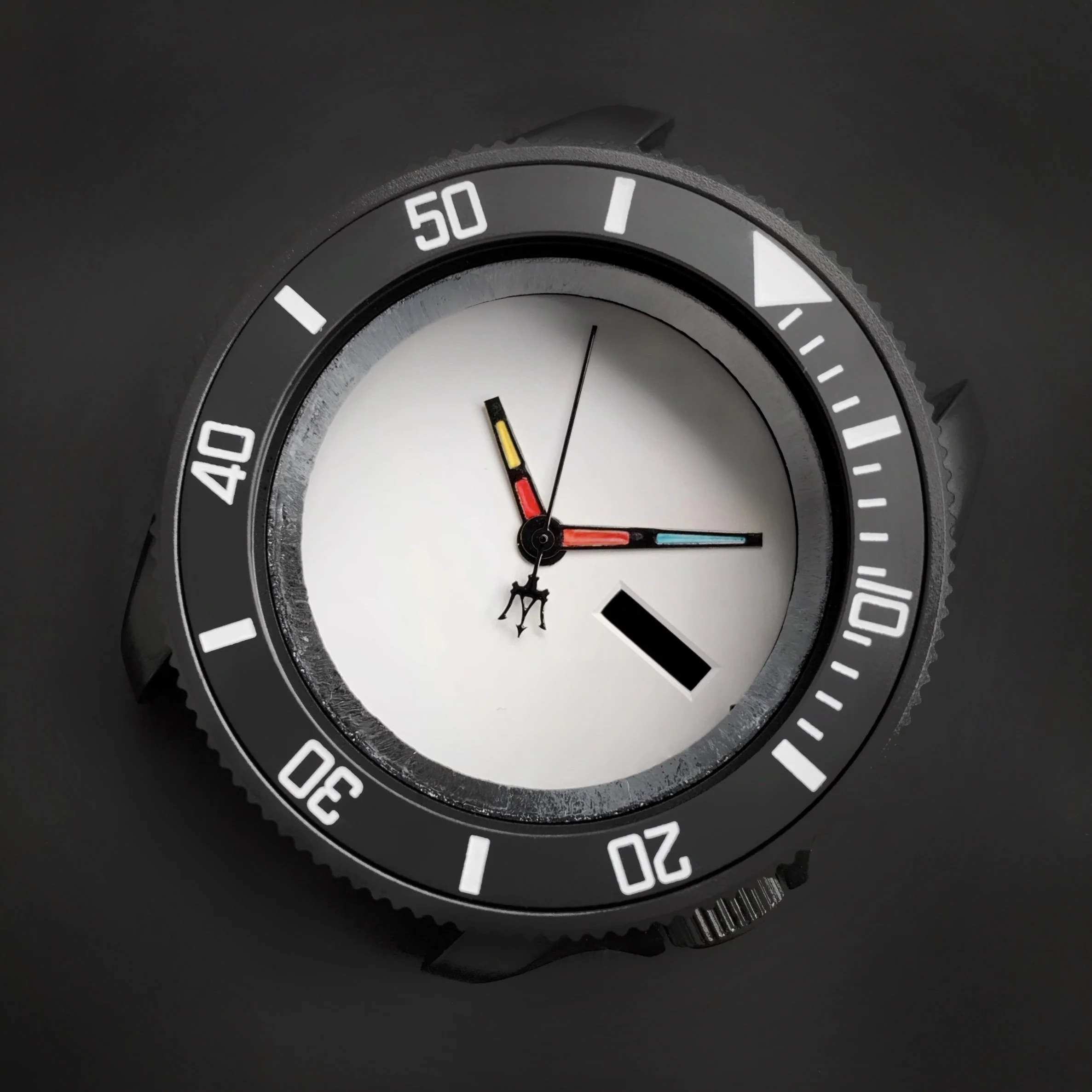 Chapter Ring - SKX007/SRPD - Handcrafted Series - Monochrome
