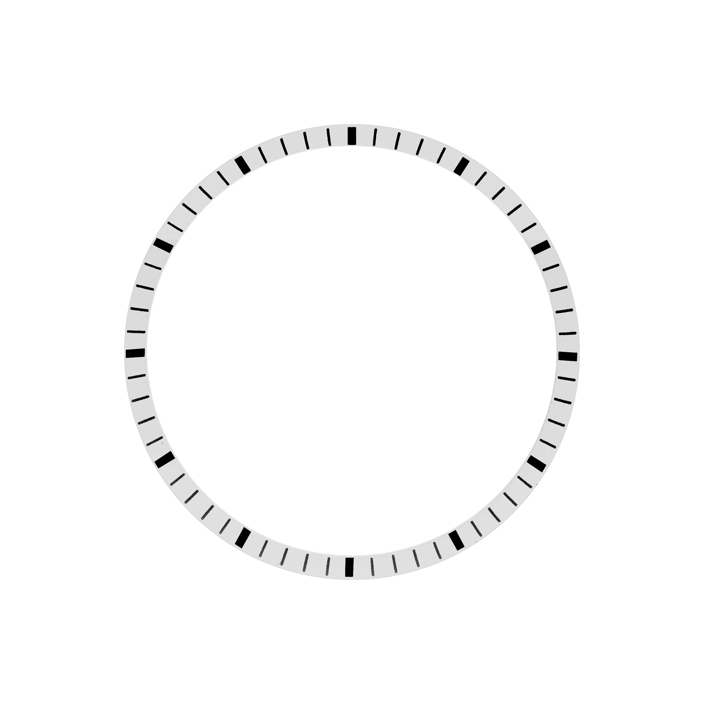 Chapter Ring - SKX007/SRPD - Matt Silver w Markers