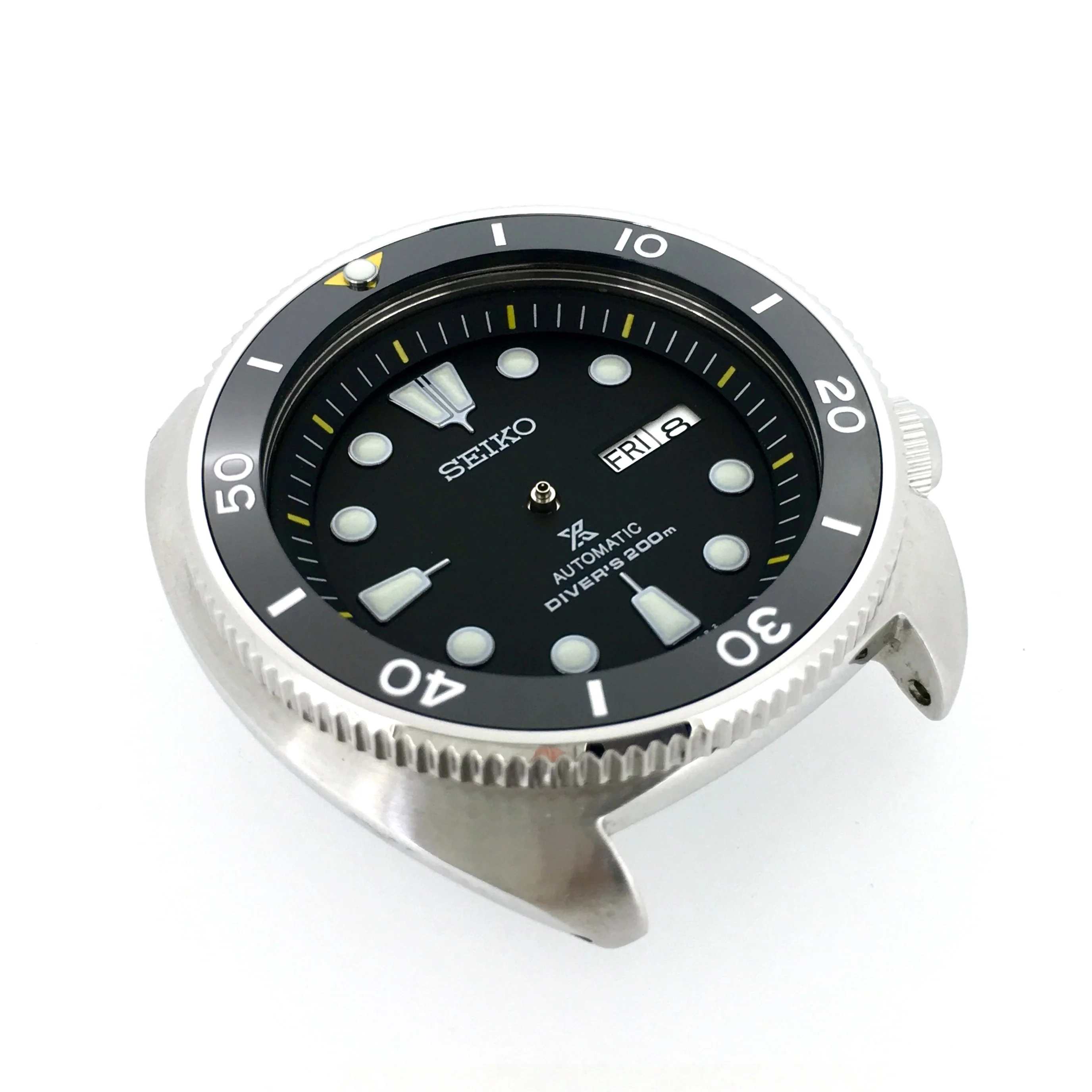 Chapter Ring - Turtle Re-issue  - Matt Black w Markers (Yellow) - Image 2