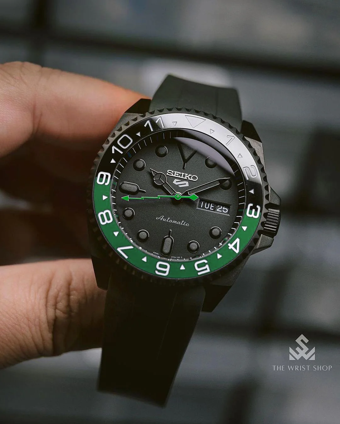 Case - SKX007 SAM - Bead Blasted PVD Black (With Case Back) - Image 2