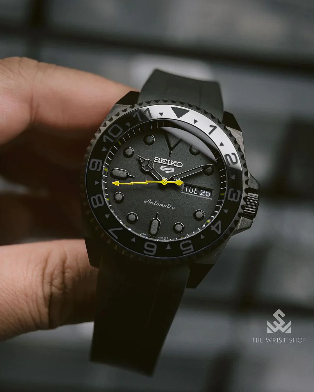 Case - SKX007 SAM - Bead Blasted PVD Black (With Case Back) - Image 7