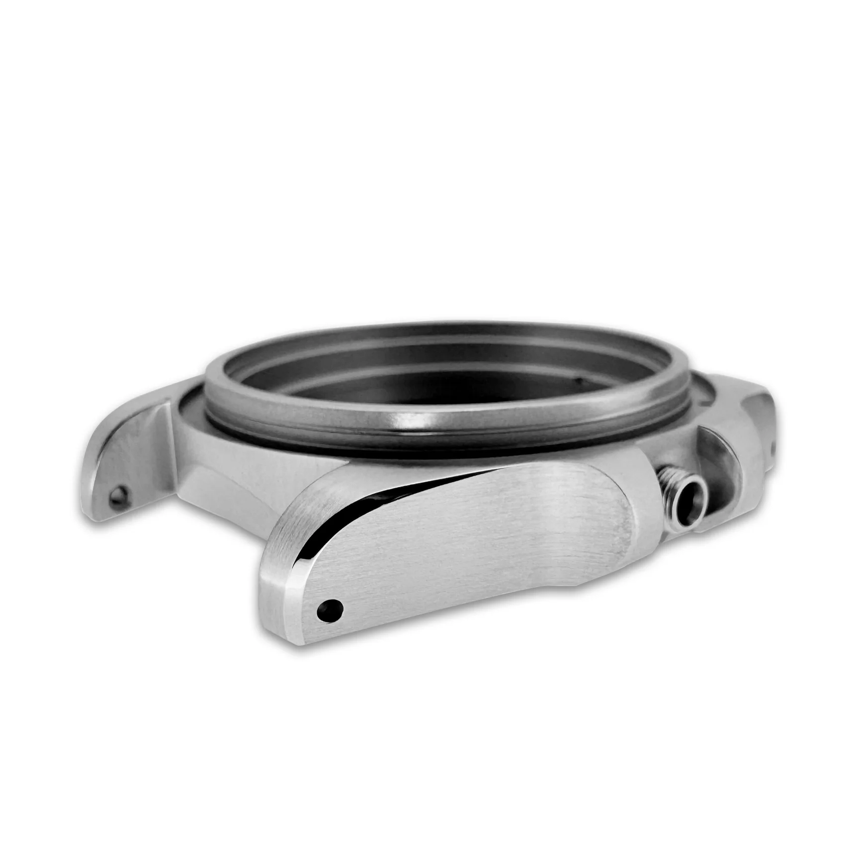 Case - SKX007 Sub - Full Brushed Steel with Polished Lug Chamfer (With Case Back) - Image 2