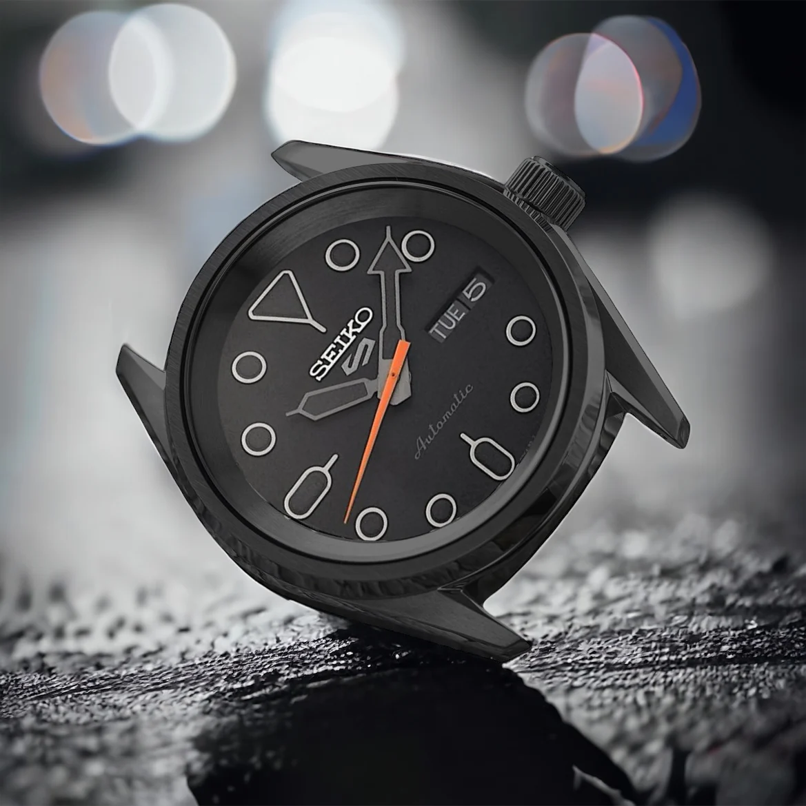 Case - SRPE GS EVO. - Polished/Brushed PVD Black (With Case Back) - Image 3