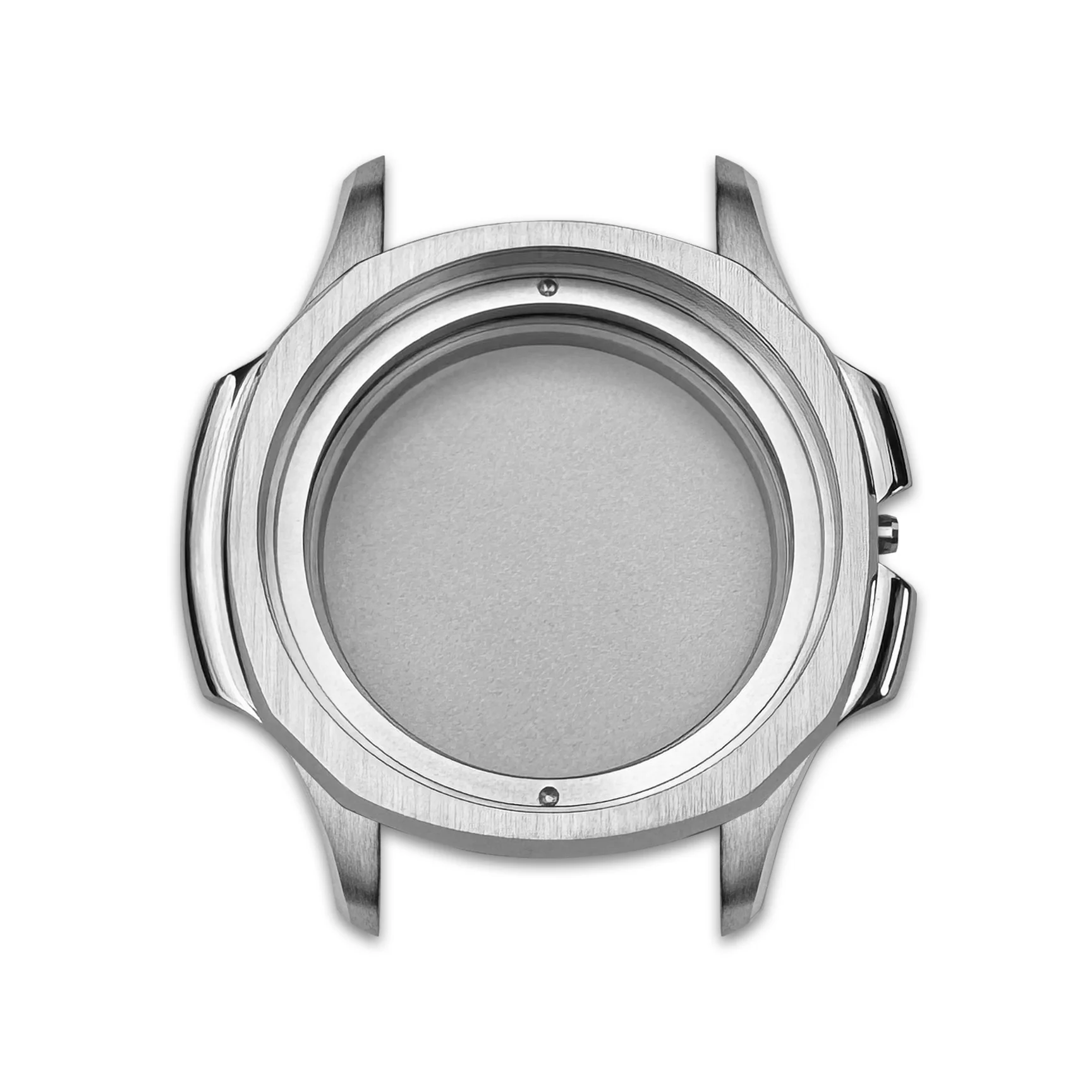 Case - SRPE NAUT. - Polished/Brushed Steel (With Case Back)