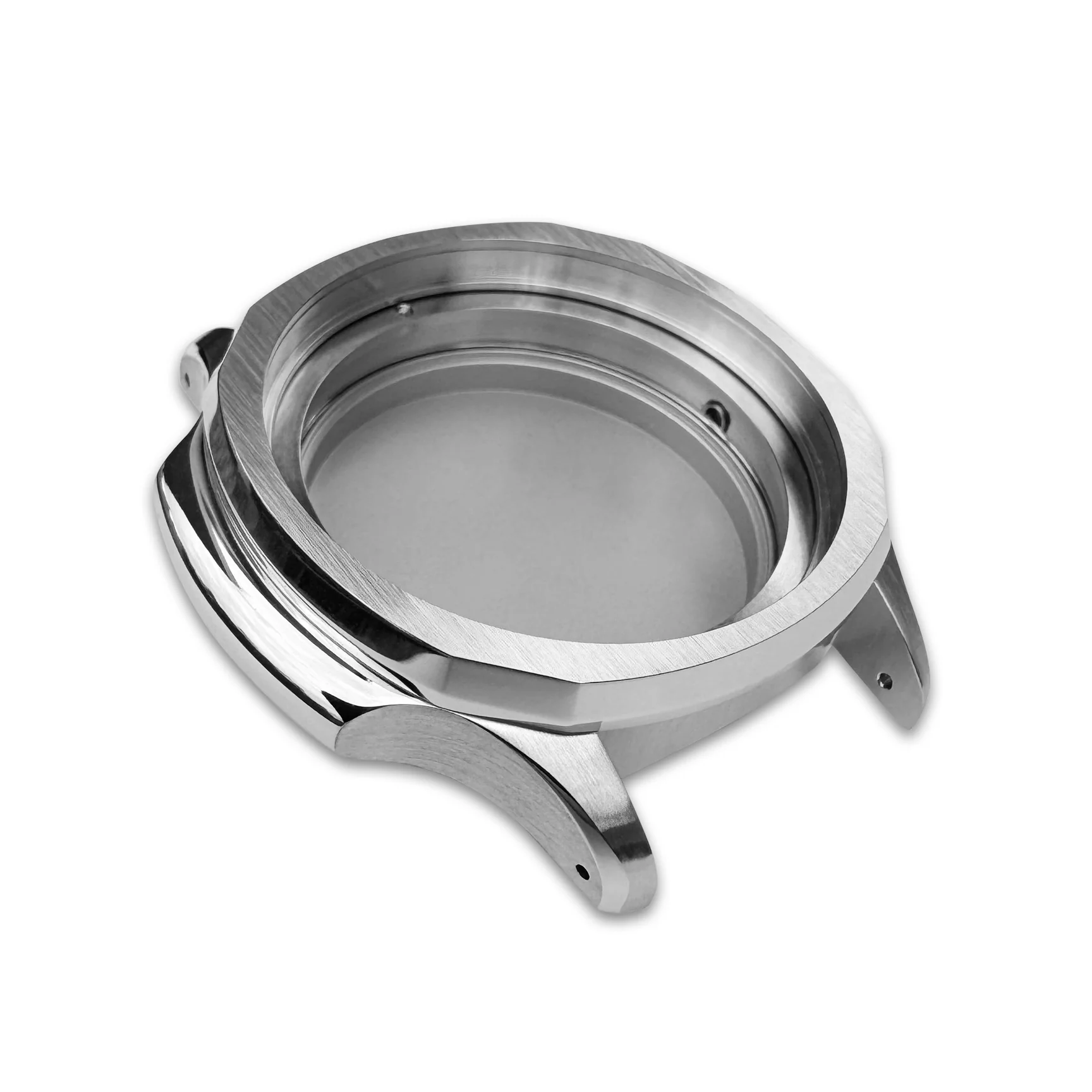 Case - SRPE NAUT. - Polished/Brushed Steel (With Case Back) - Image 2