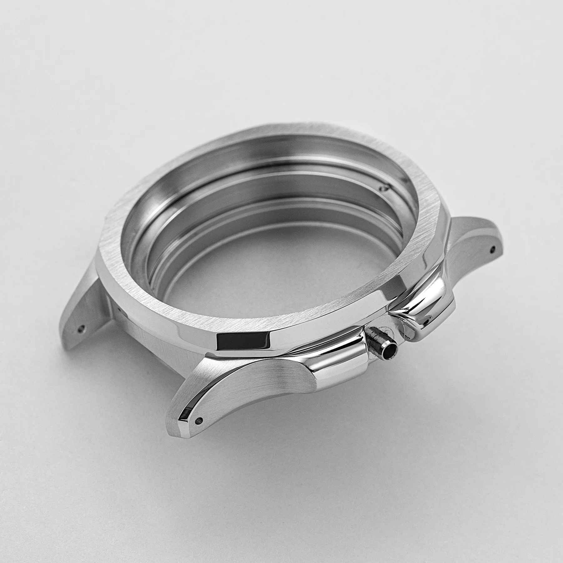 Case - SRPE NAUT. - Polished/Brushed Steel (With Case Back) - Image 3