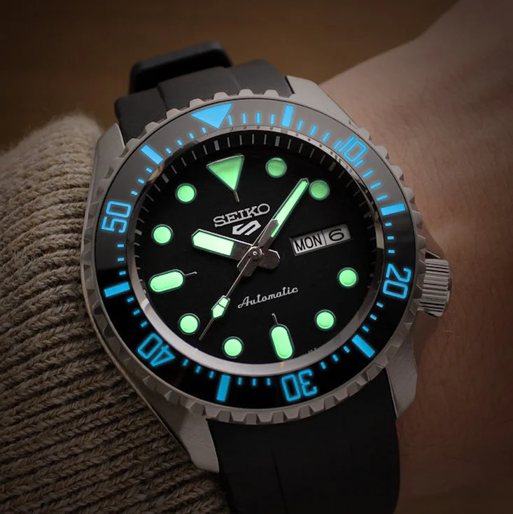 Ceramic Insert - 007 Deep Sea - Luminous Azure
