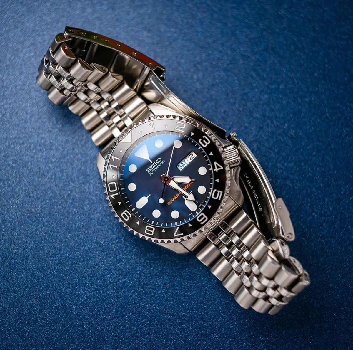 Ceramic Insert - 007 Dual Time Black - Luminous Aquaris - Image 4