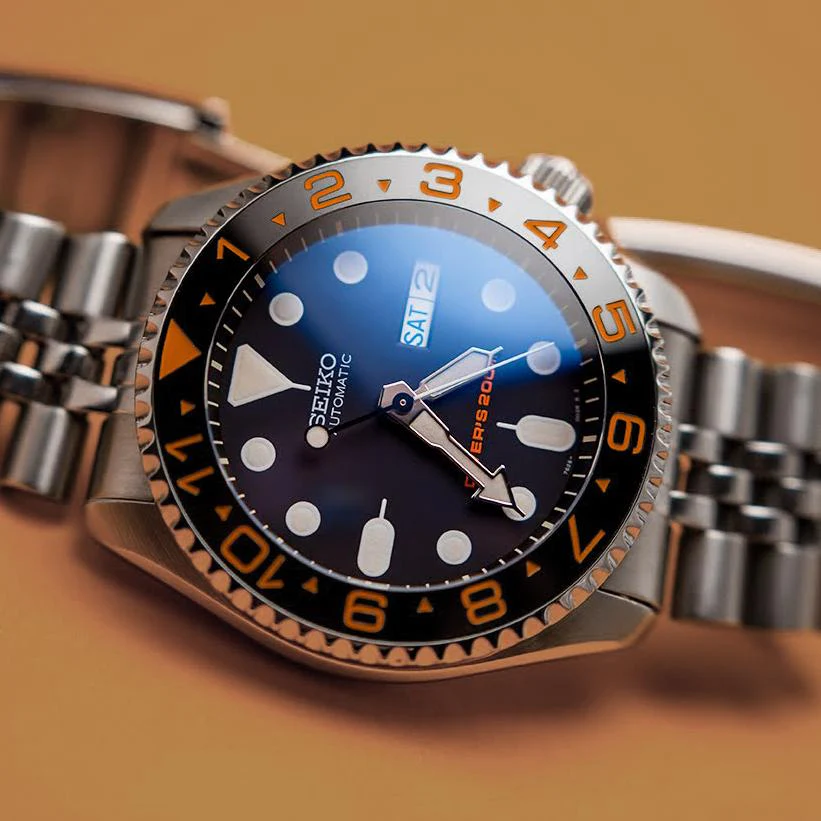 Ceramic Insert - 007 Dual Time Black X Orange - Image 3