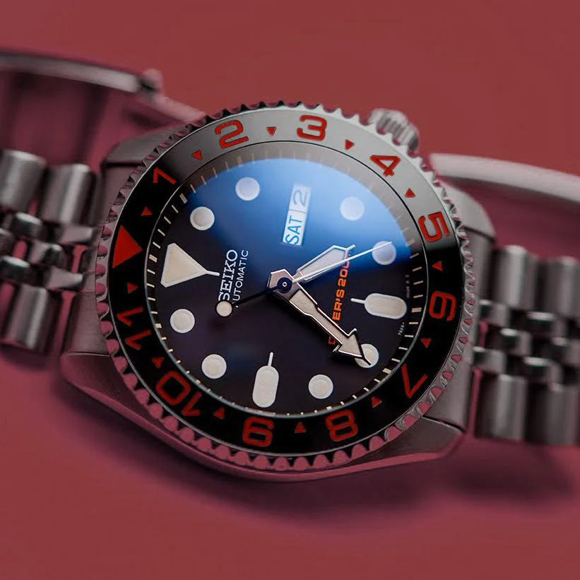 Ceramic Insert - 007 Dual Time Black X Red - Image 3