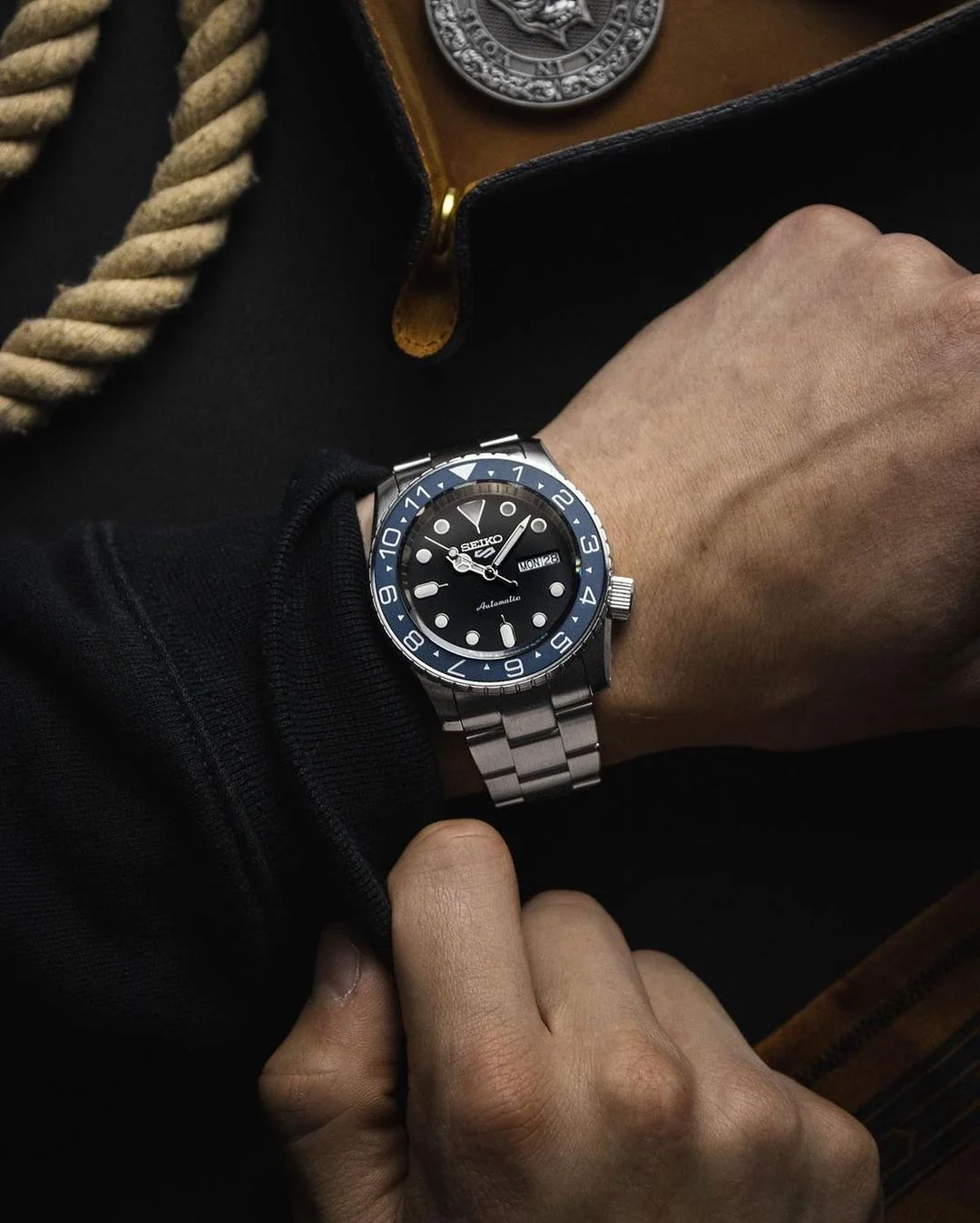 Ceramic Insert - 007 Dual Time Matt Aegean Blue - Image 2