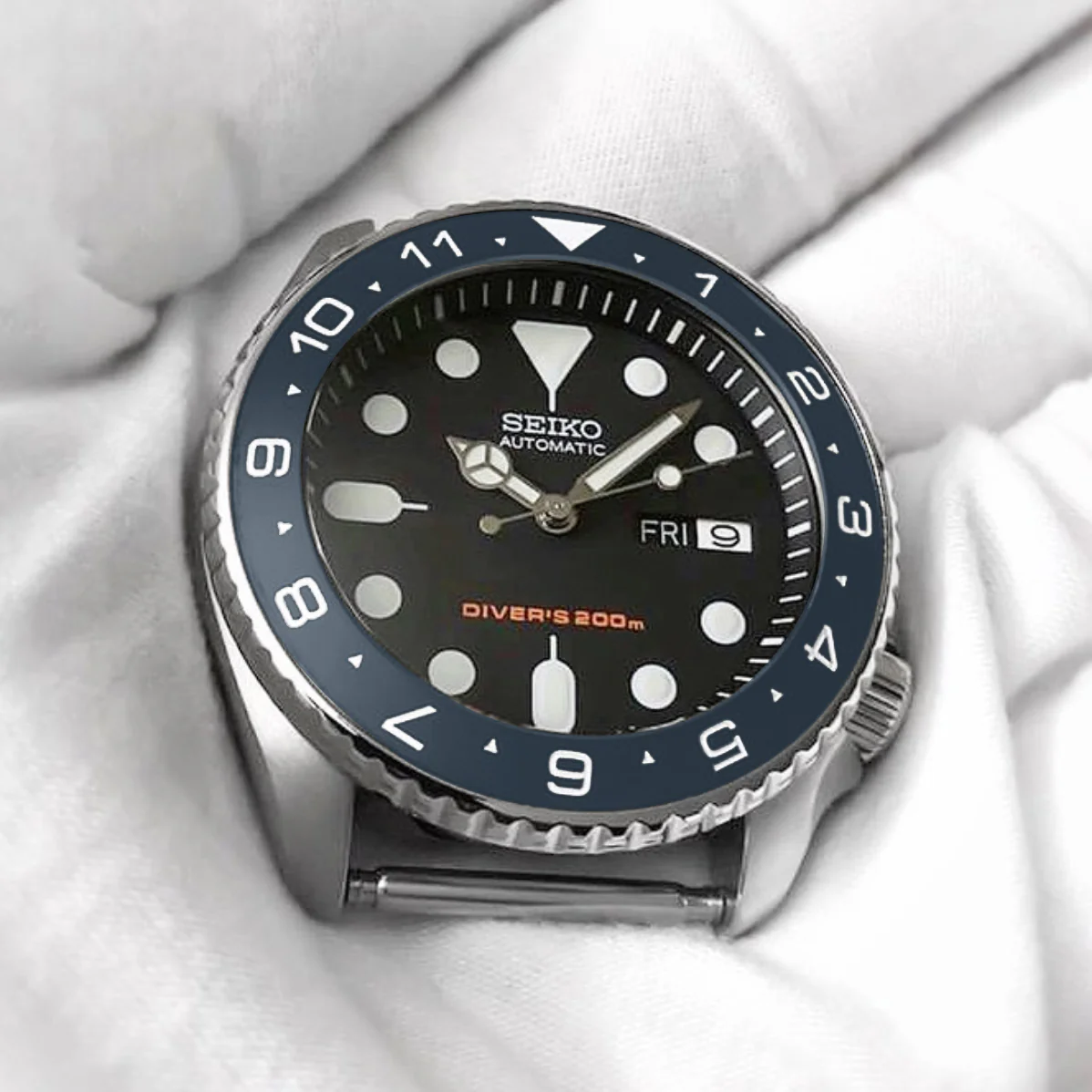 Ceramic Insert - 007 Dual Time Matt Aegean Blue - Image 3