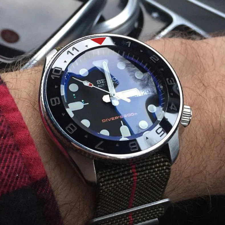 Ceramic Insert - 007 Dual Time Red T Stealth - Image 2