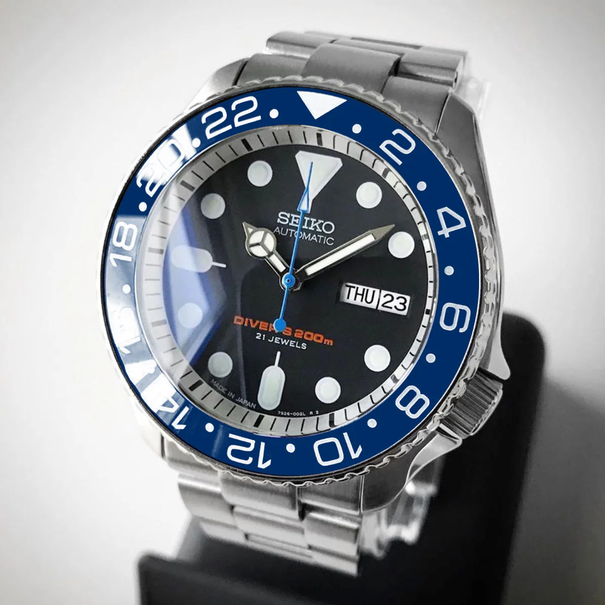 Ceramic Insert - 007 GMT Blue