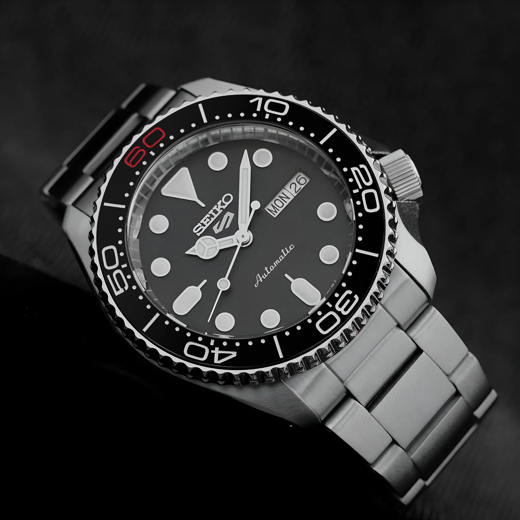 Ceramic Insert - 007 OSM60 Black Red "60"