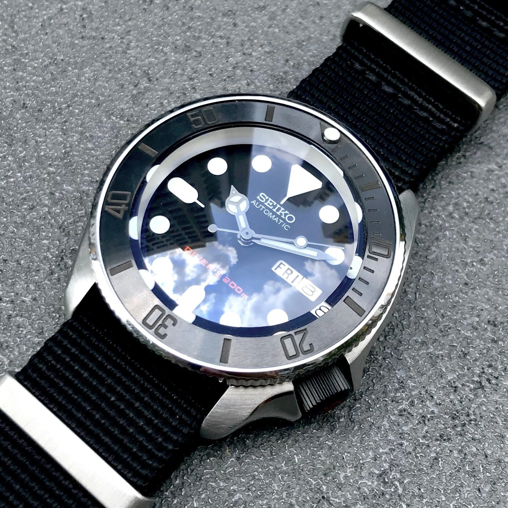 Ceramic Insert - 007 Sub Brushed Stealth - Image 3