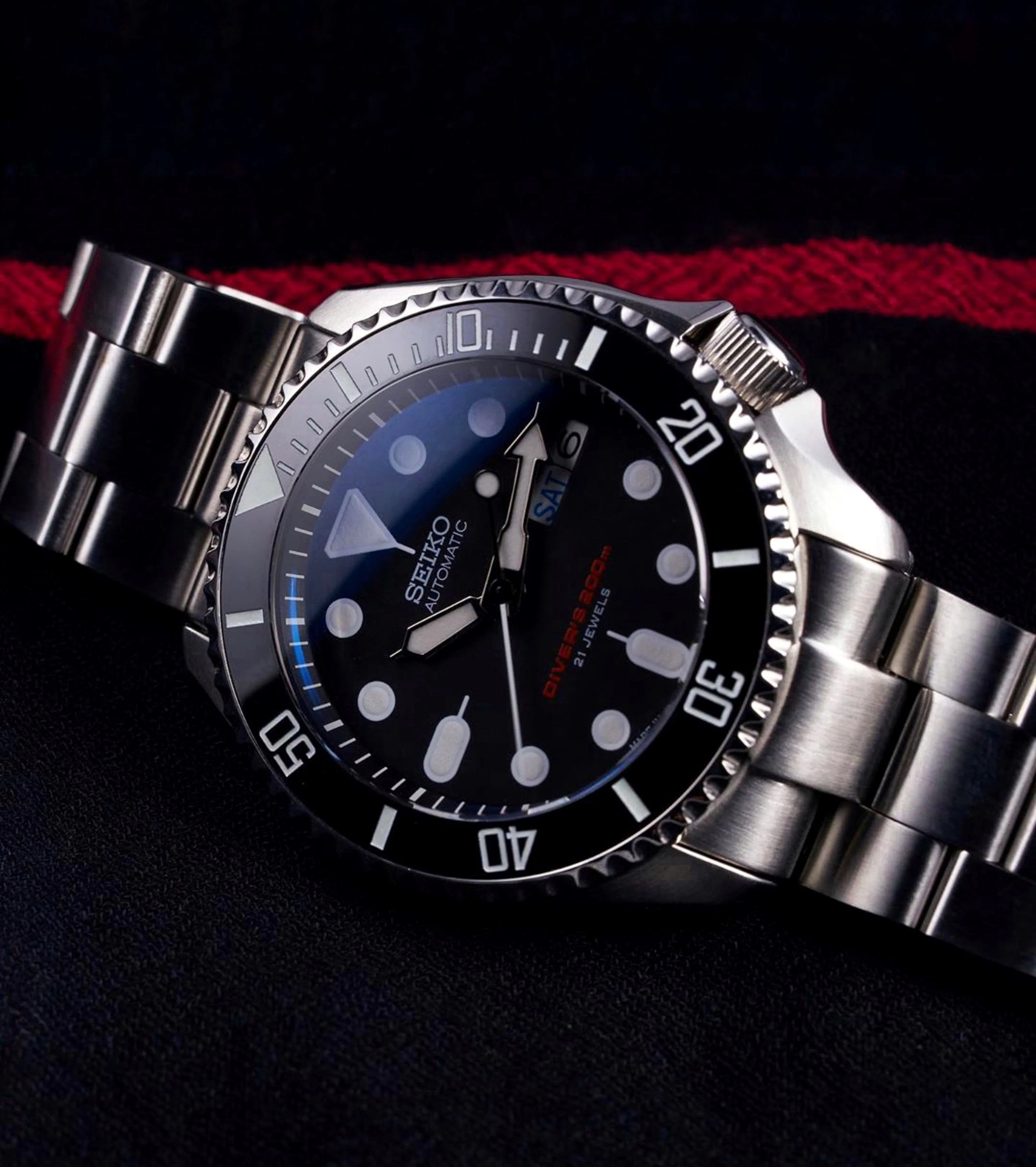 Ceramic Insert - 007 Sub Black - Luminous Aquaris - Image 3
