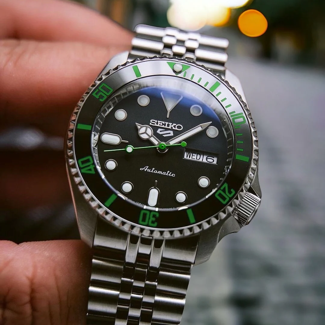 Ceramic Insert - 007 Sub Black X Green