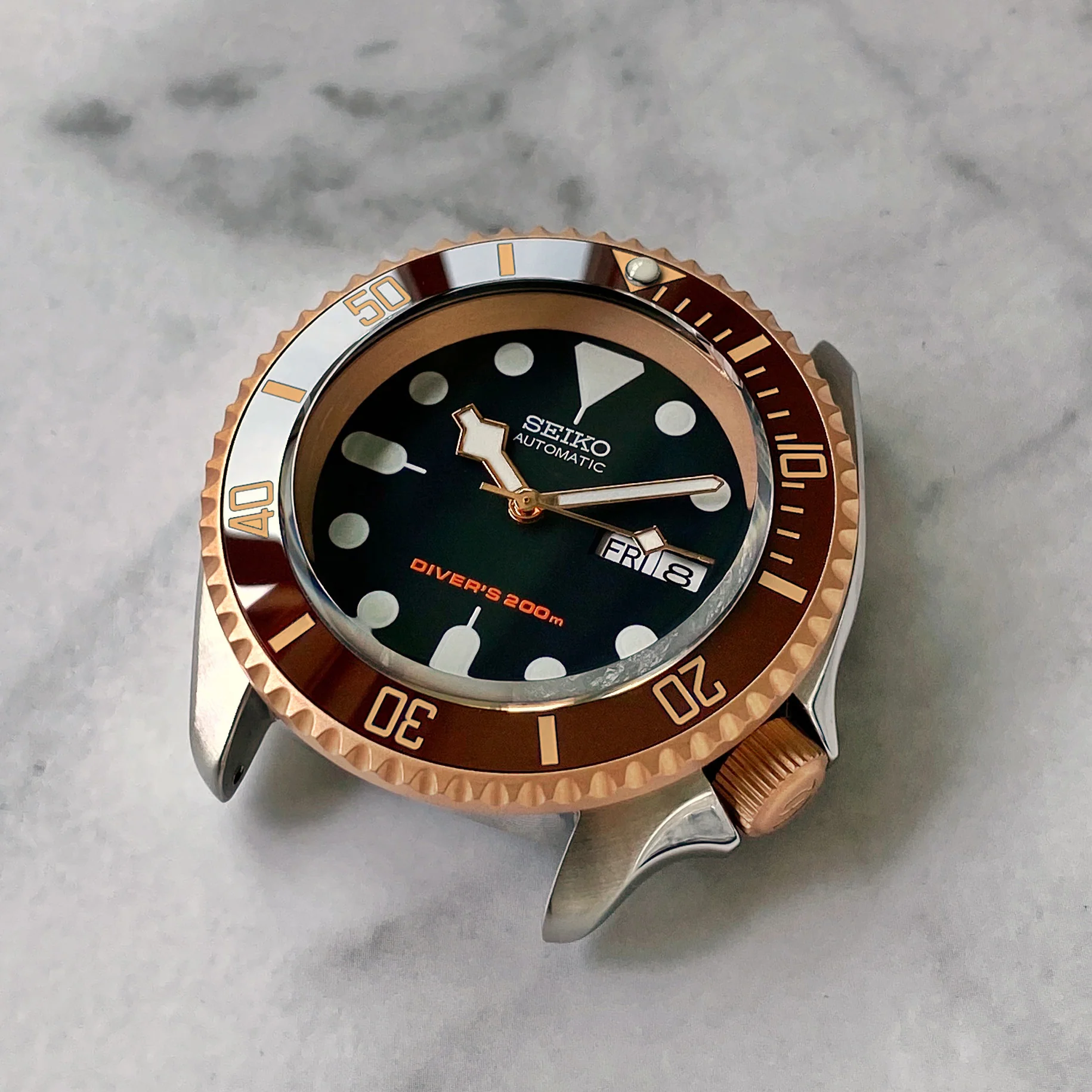 Ceramic Insert - 007 Sub Umber X Rose Gold - Image 2