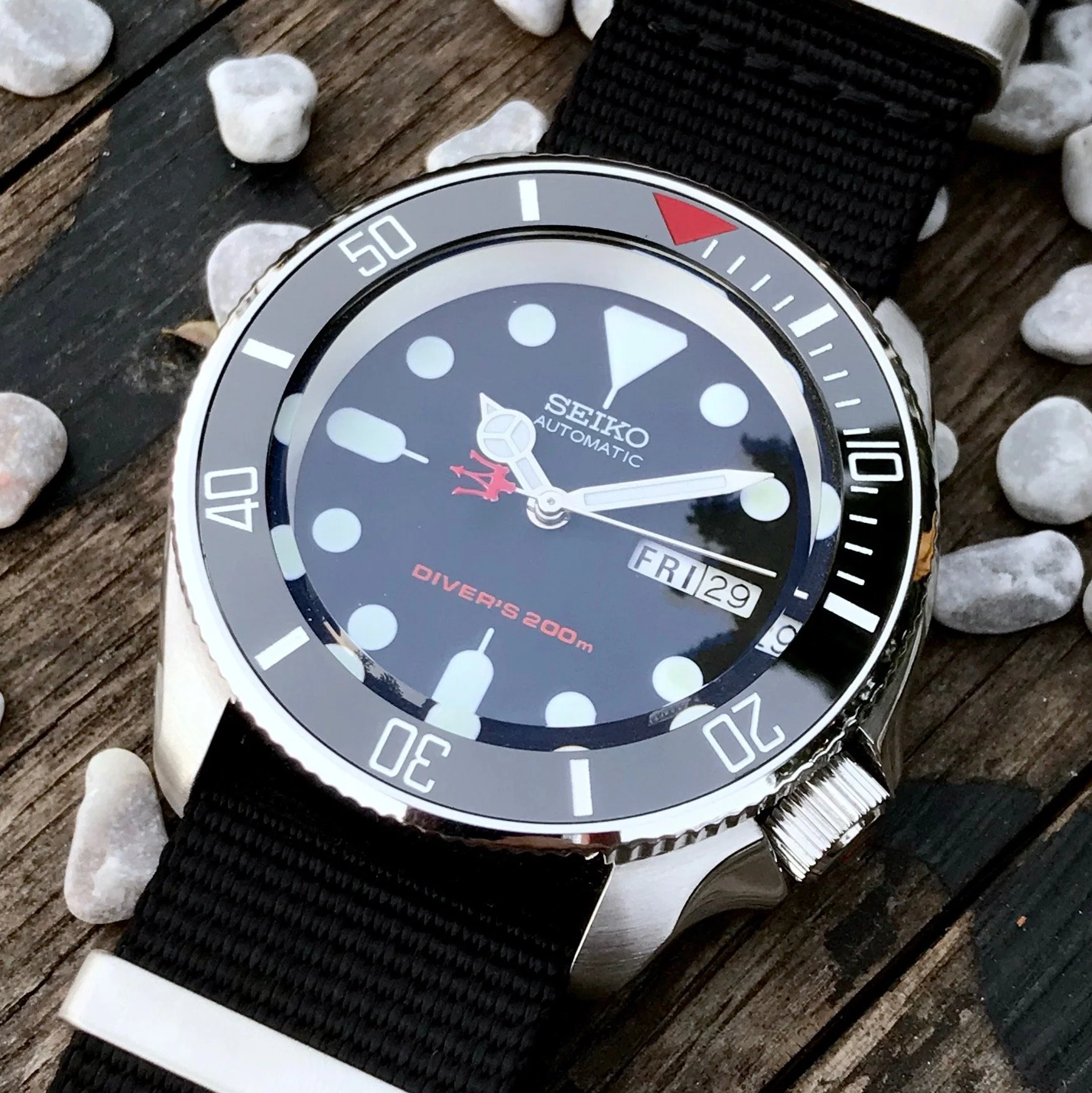 Ceramic Insert - 007 Sub Vintage Black MK3 - Image 2
