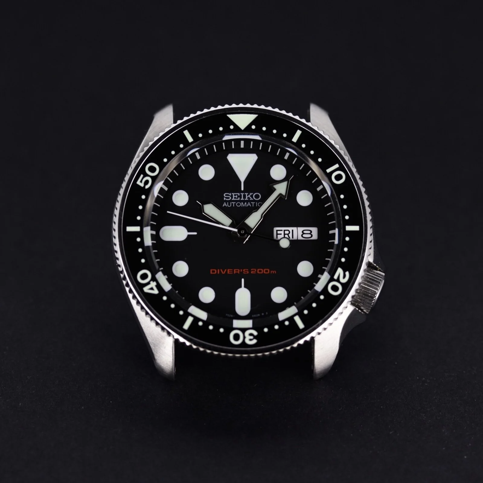 Ceramic Insert - SKX Black - Luminous Green - Image 2