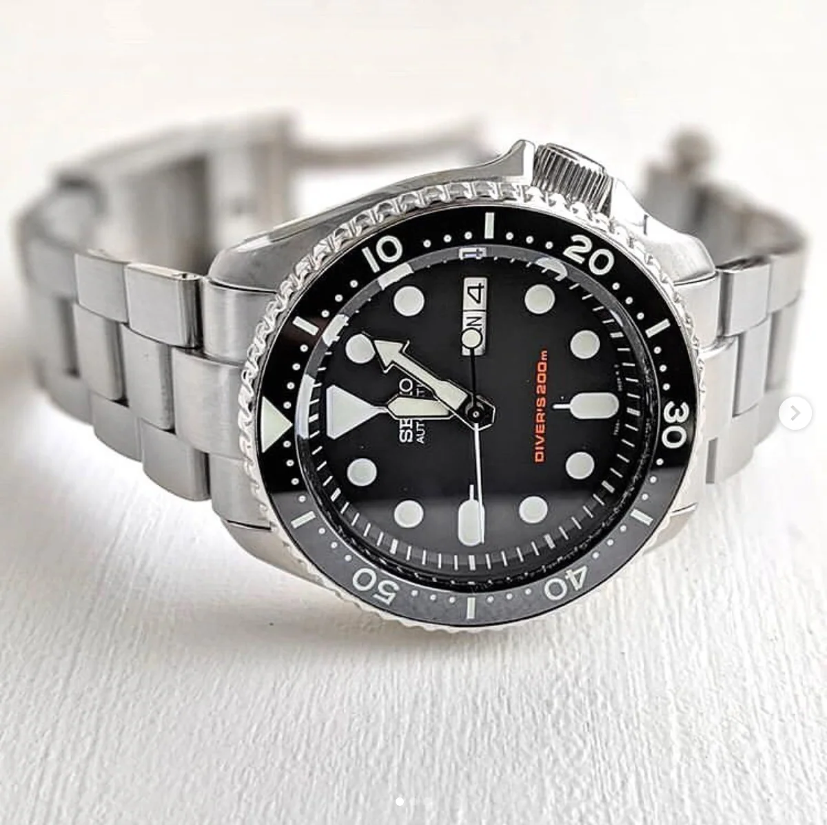 Ceramic Insert - SKX Black - Luminous Green - Image 3