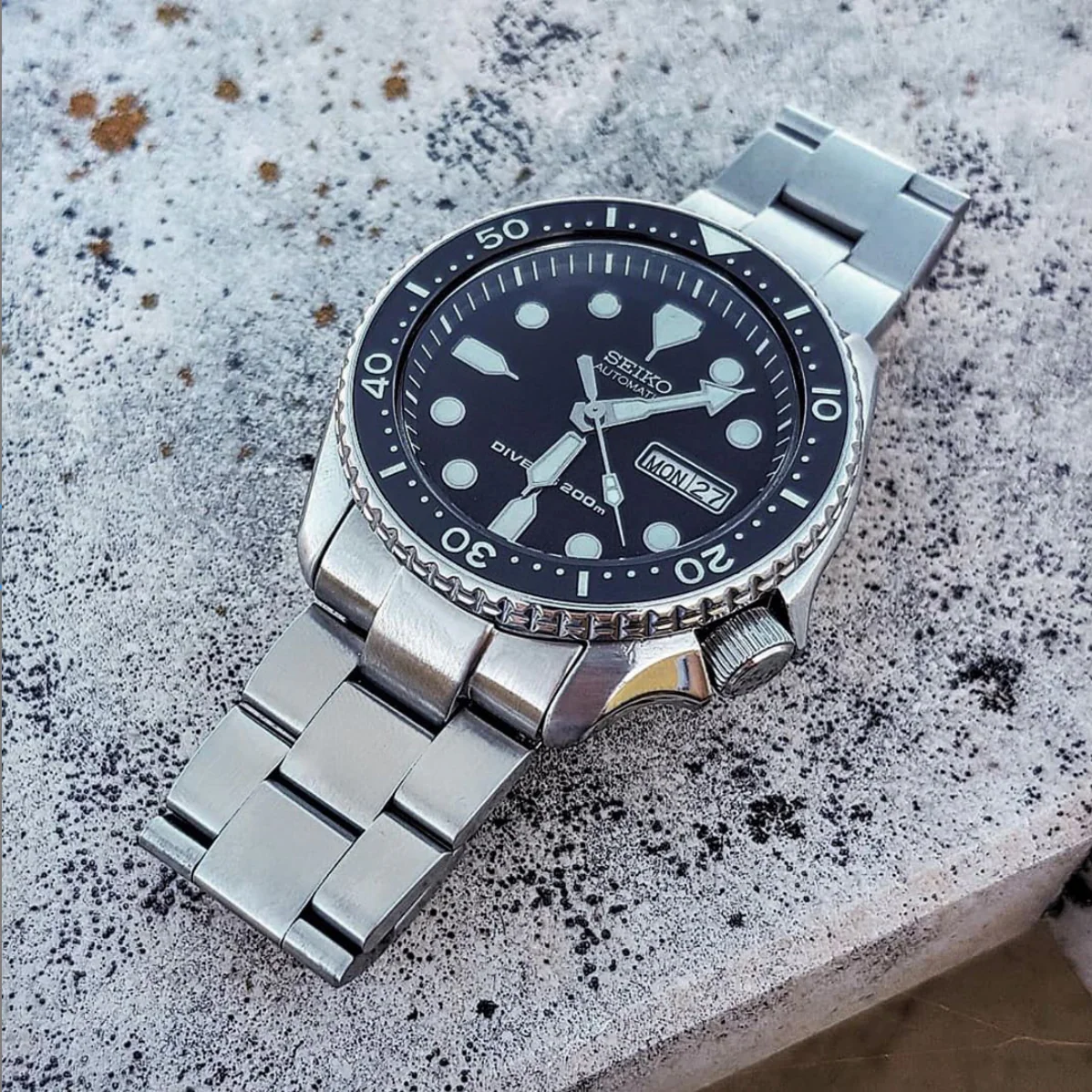 Ceramic Insert - SKX Black - Luminous Green - Image 4