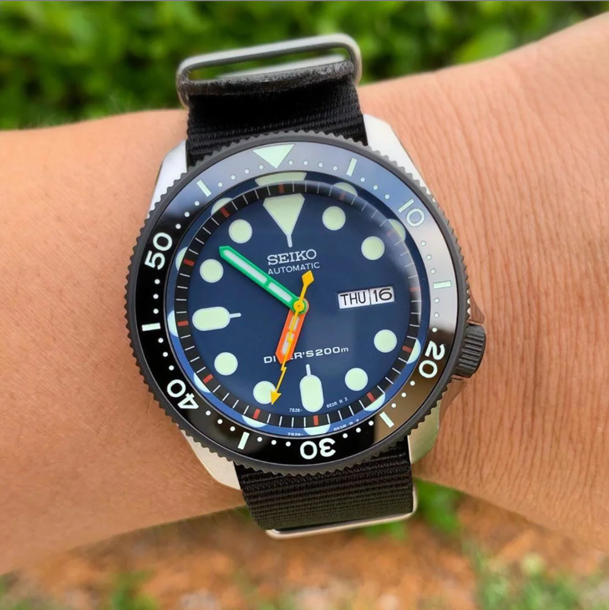 Ceramic Insert - SKX Black - Luminous Green - Image 6