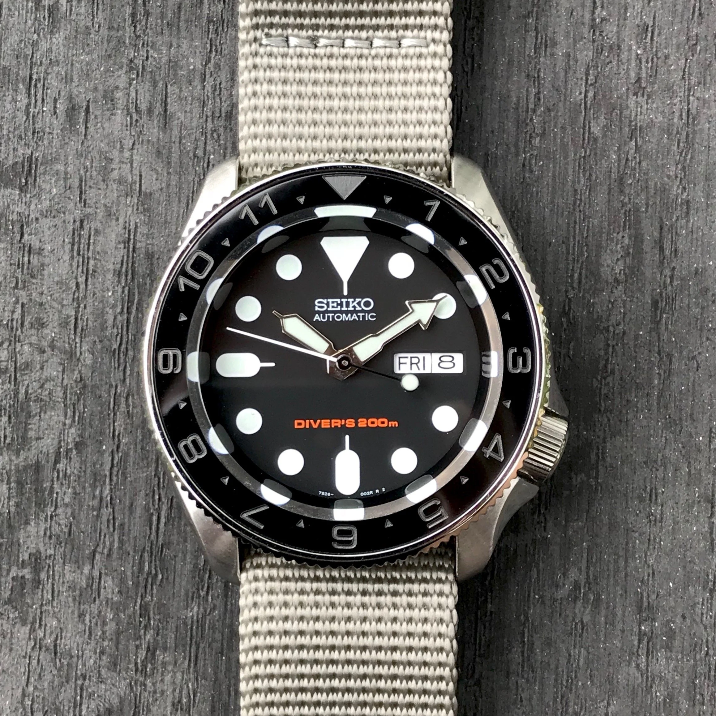 Ceramic Insert - SKX Dual Time Stealth - Image 5