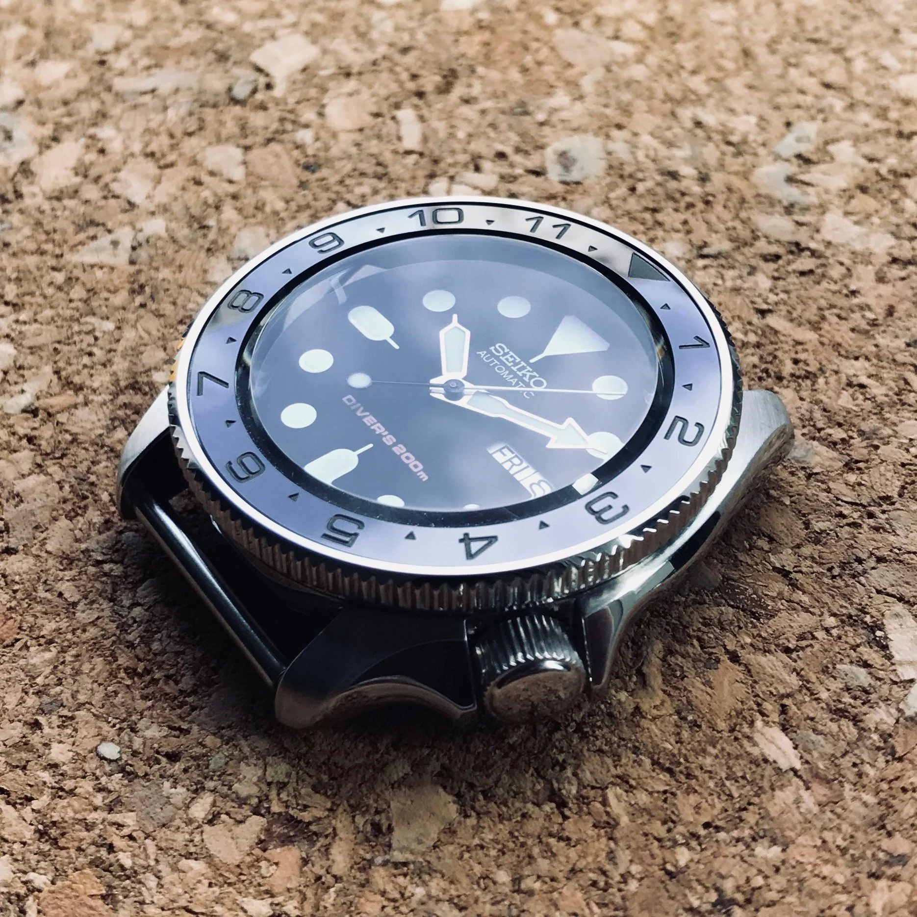 Ceramic Insert - SKX Dual Time Stealth - Image 6