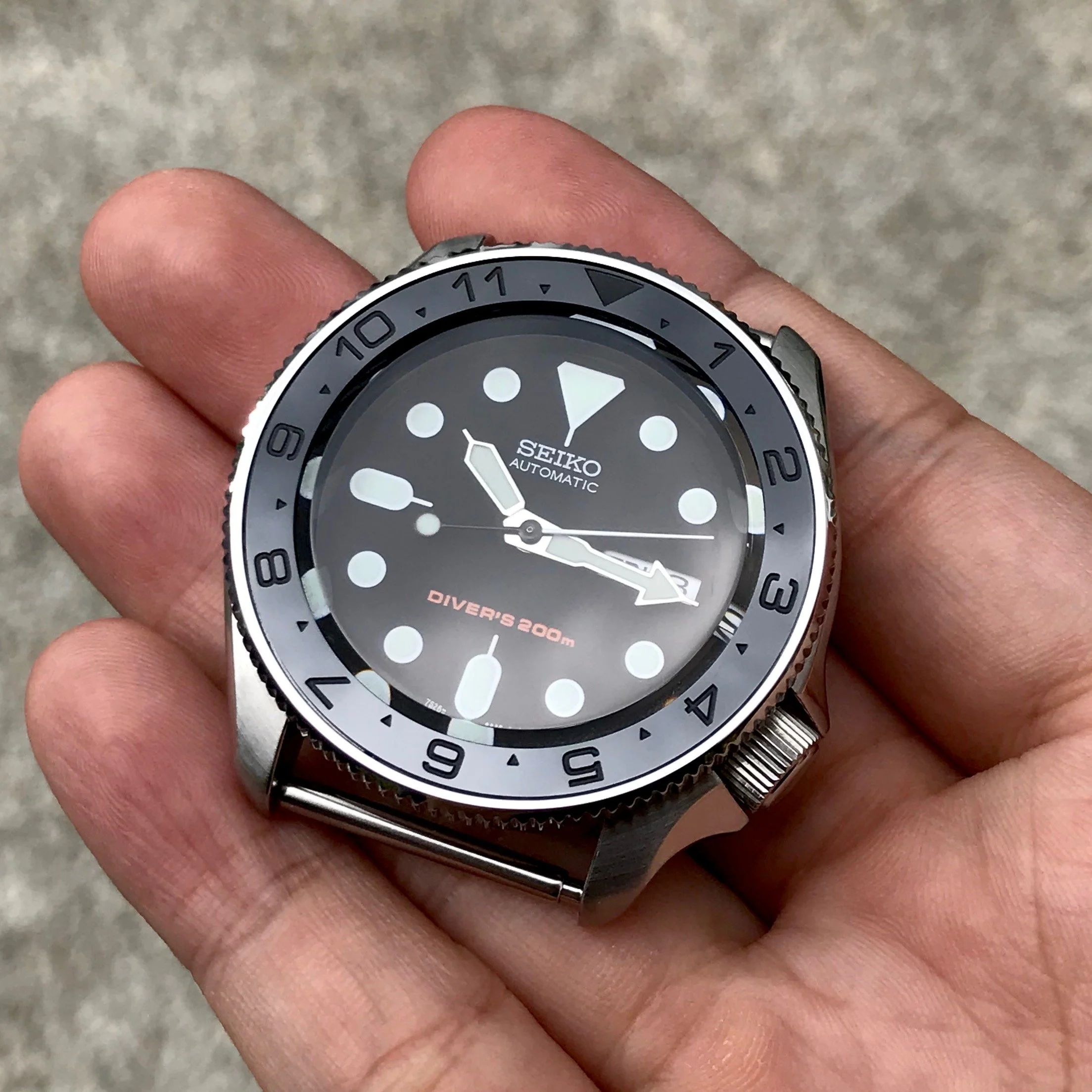 Ceramic Insert - SKX Dual Time Stealth - Image 7