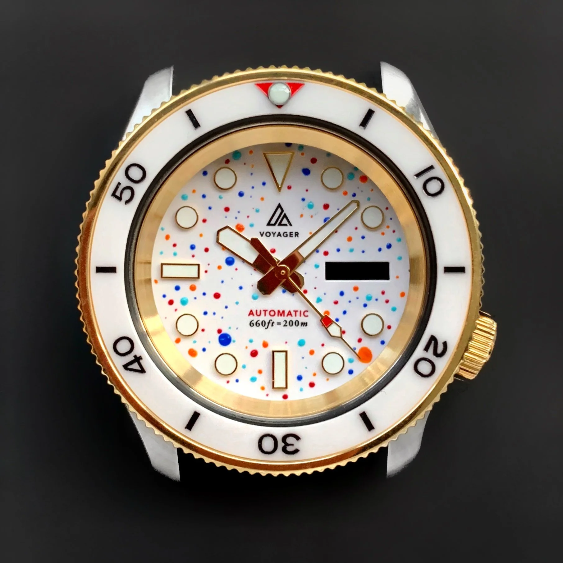 Ceramic Insert - SKX Red T White - Image 3