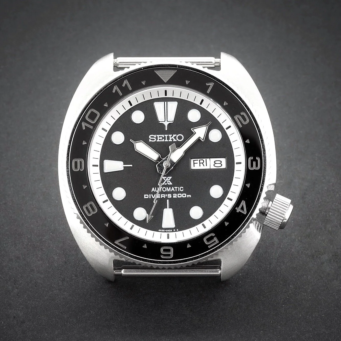 Ceramic Insert - SRP Turtle Dual Time Stealth