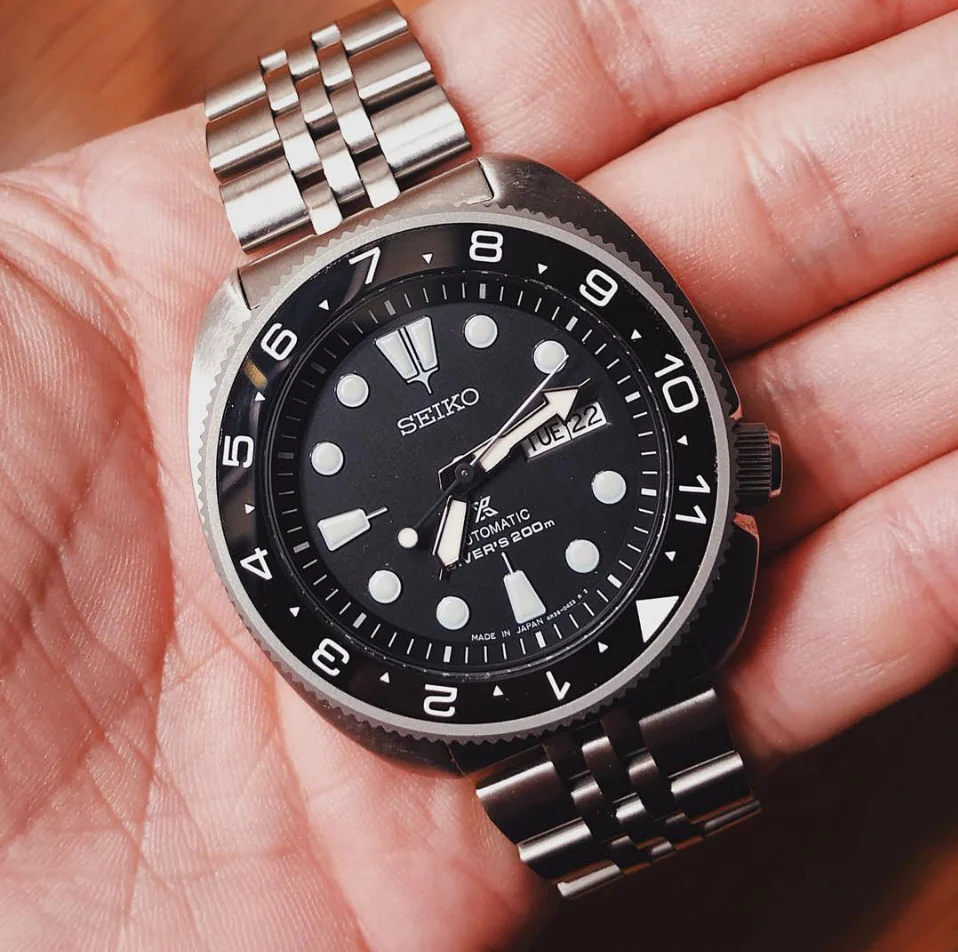 Ceramic Insert - SRP Turtle Dual Time Black - Image 5