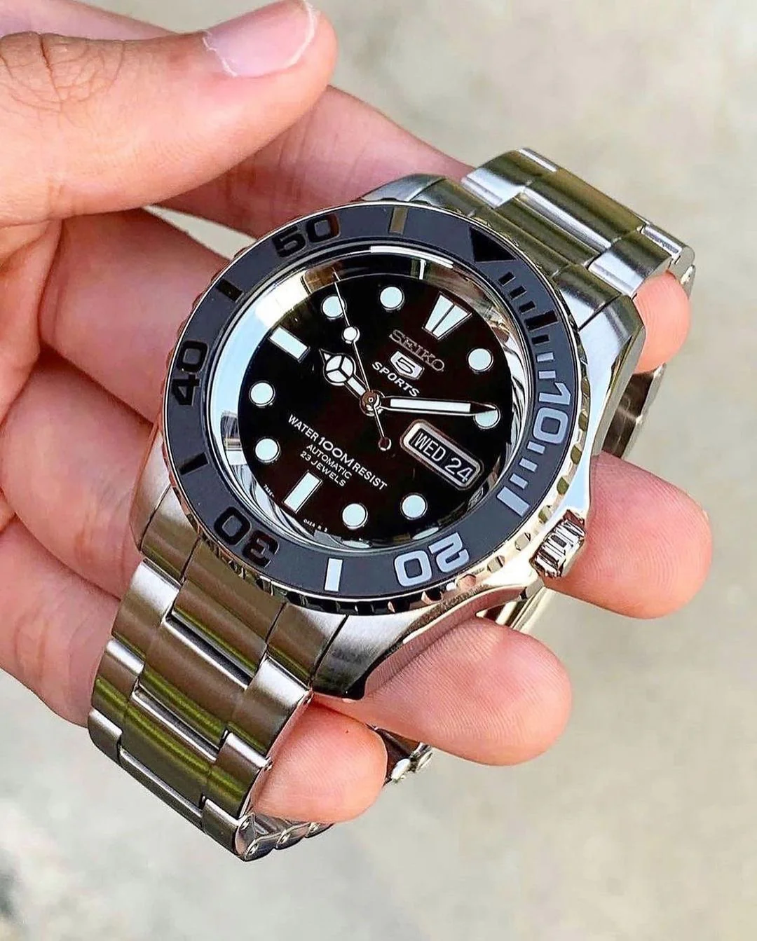 Ceramic Insert - Urchin Yacht Master Black - Image 5