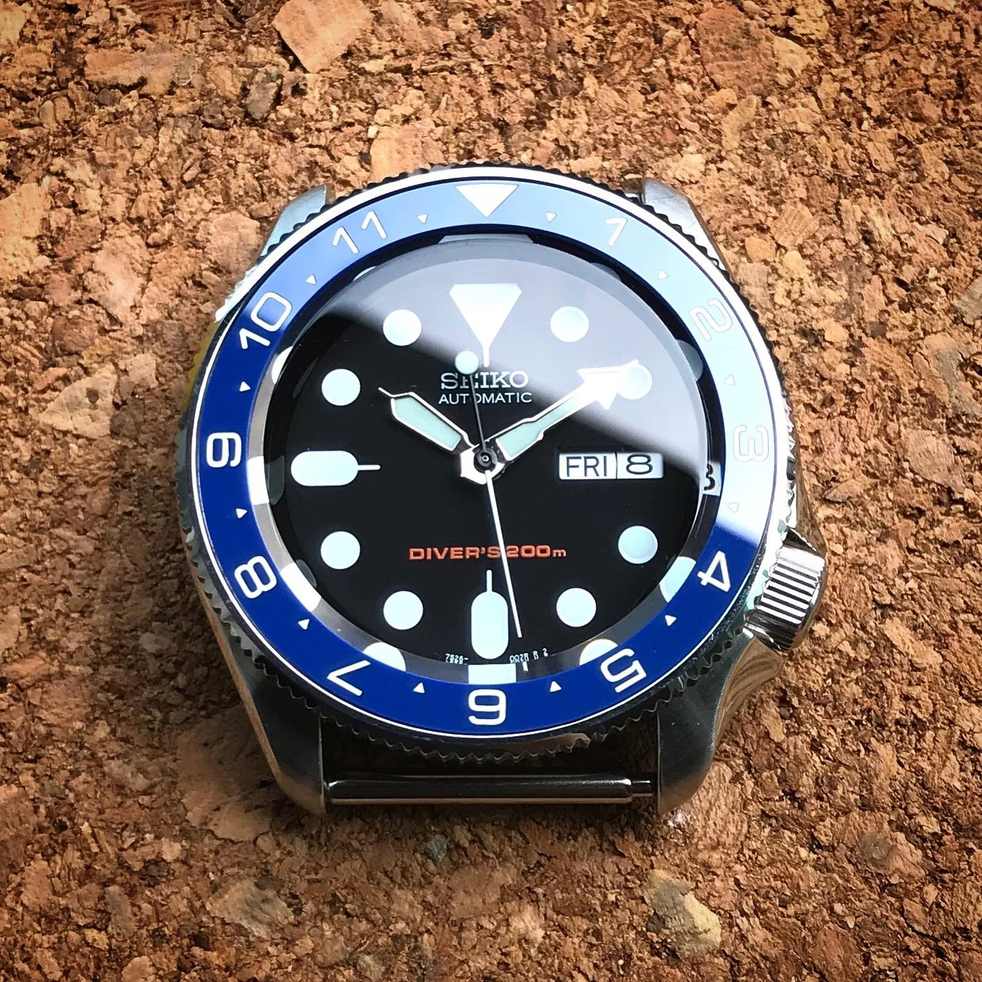 Ceramic Insert - SKX Dual Time Blue - Image 2