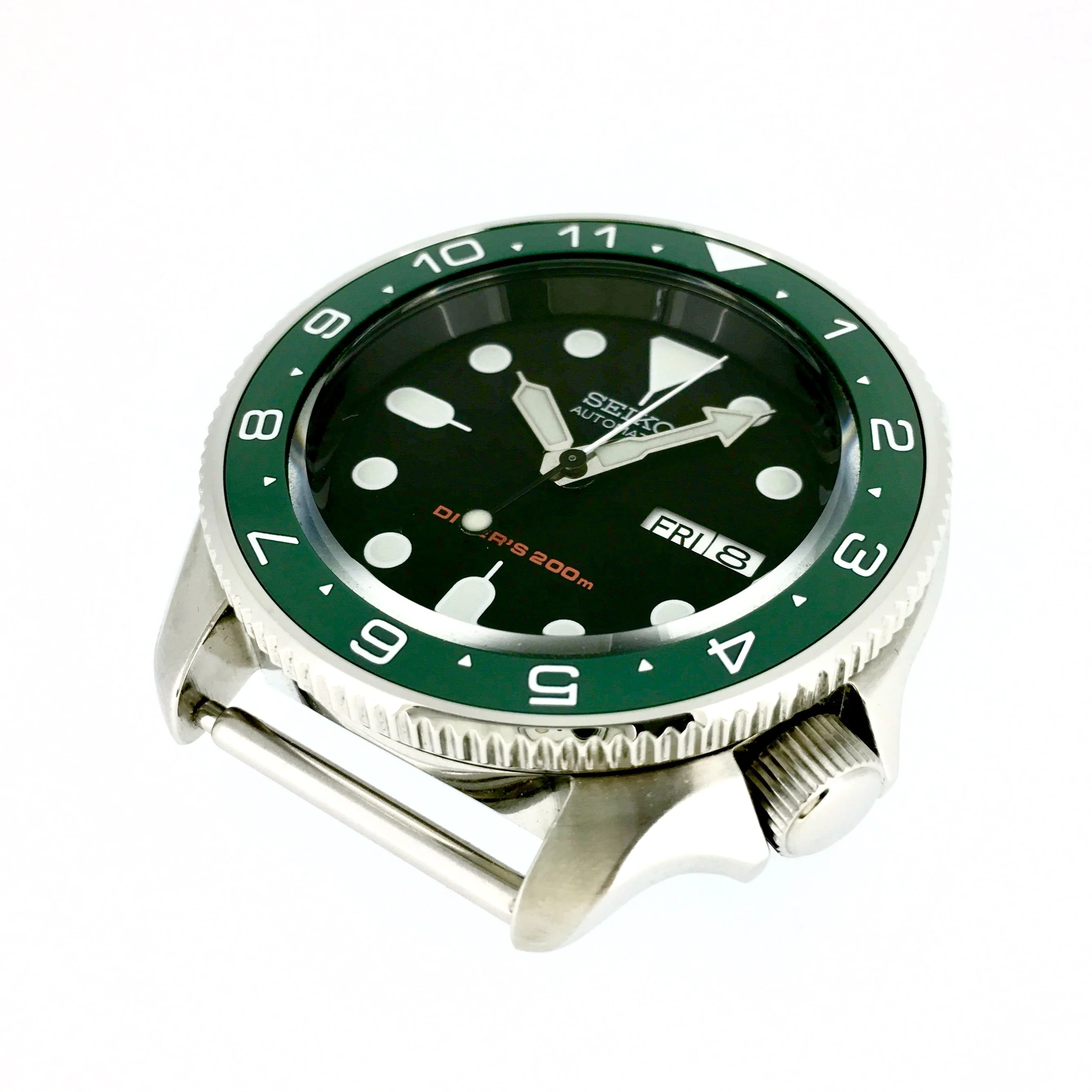 Ceramic Insert - SKX Dual Time Green - Image 5