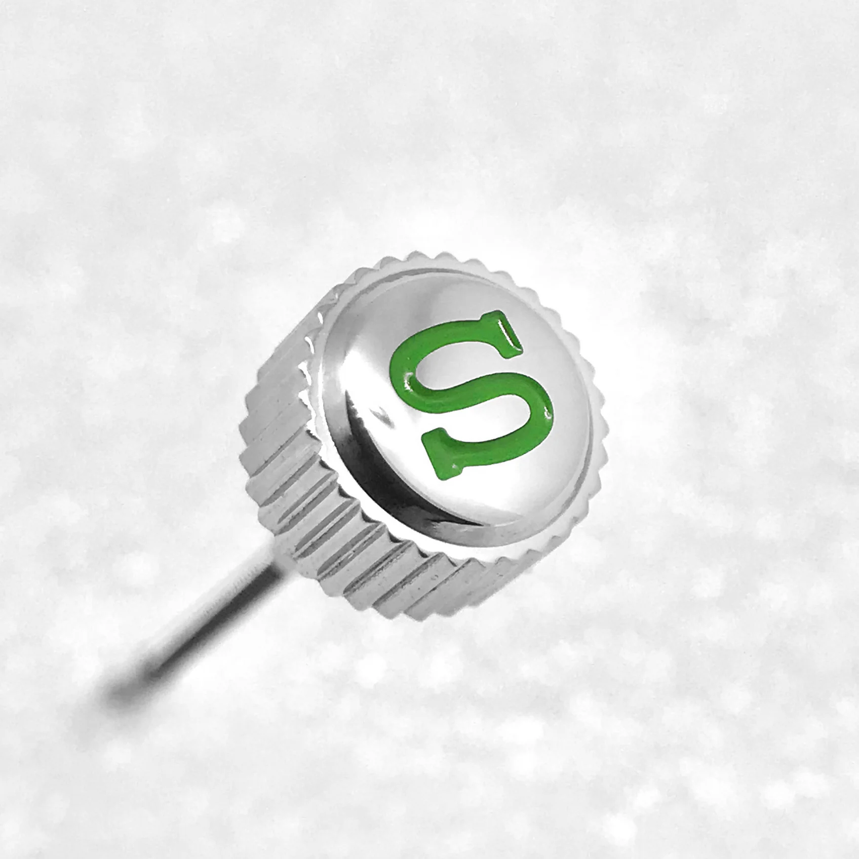 Crown - SKX007 - Polished Steel - Green "S"